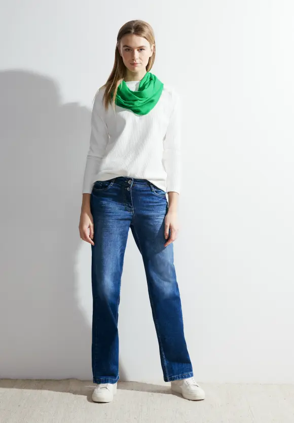 Loopschal in Unifarbe - celery green