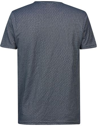Petrol T-Shirt Zigzag Navy M-1030-TSR703-5152 kopen