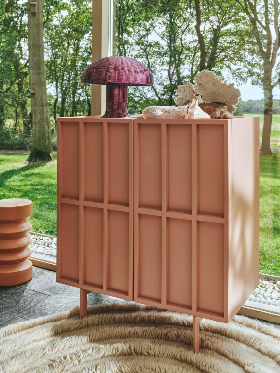 HKliving Rattan tafellamp Coral