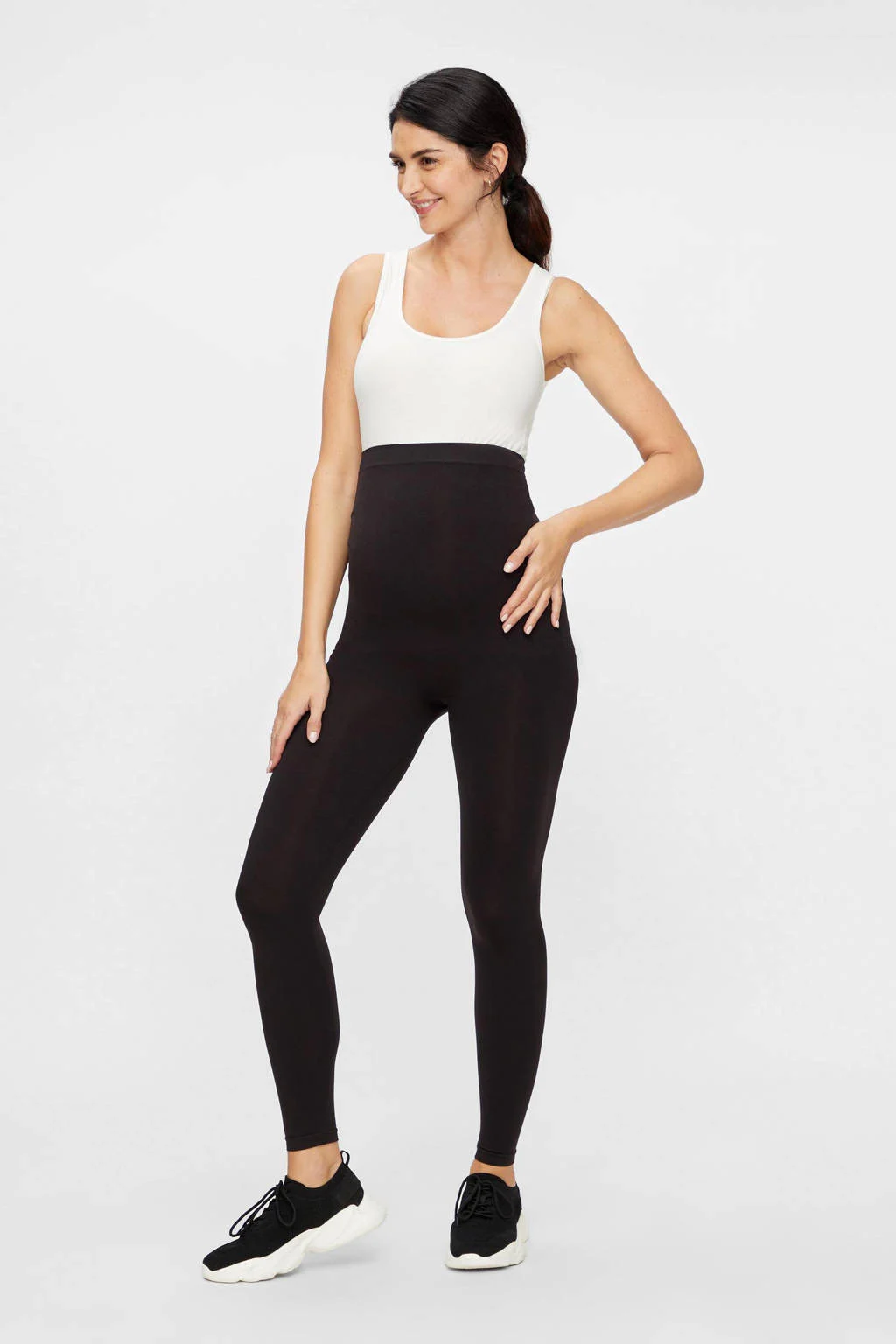 MAMALICIOUS skinny zwangerschapslegging MLTIA zwart