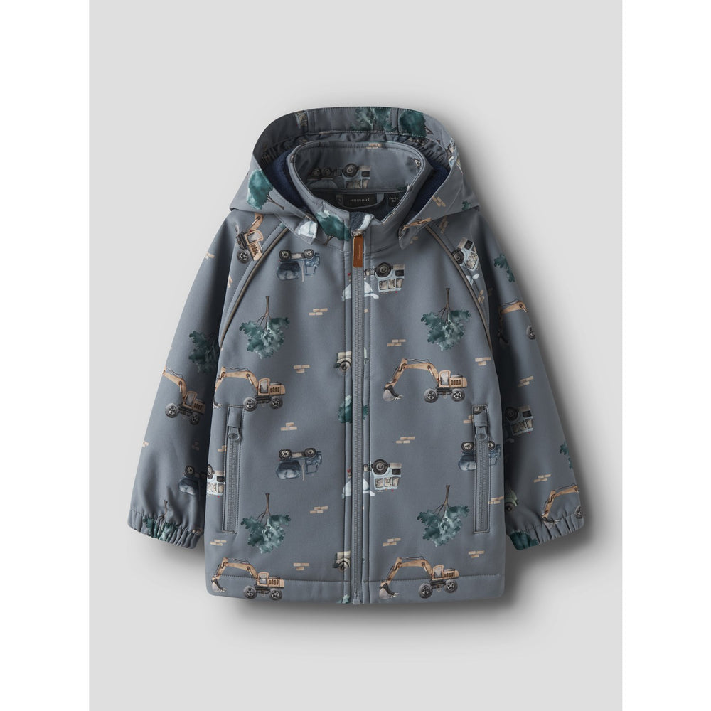 Køb Name It Flint Stone Work Truck Nmmalfa08 Softshell Jakke Aop 1Fo