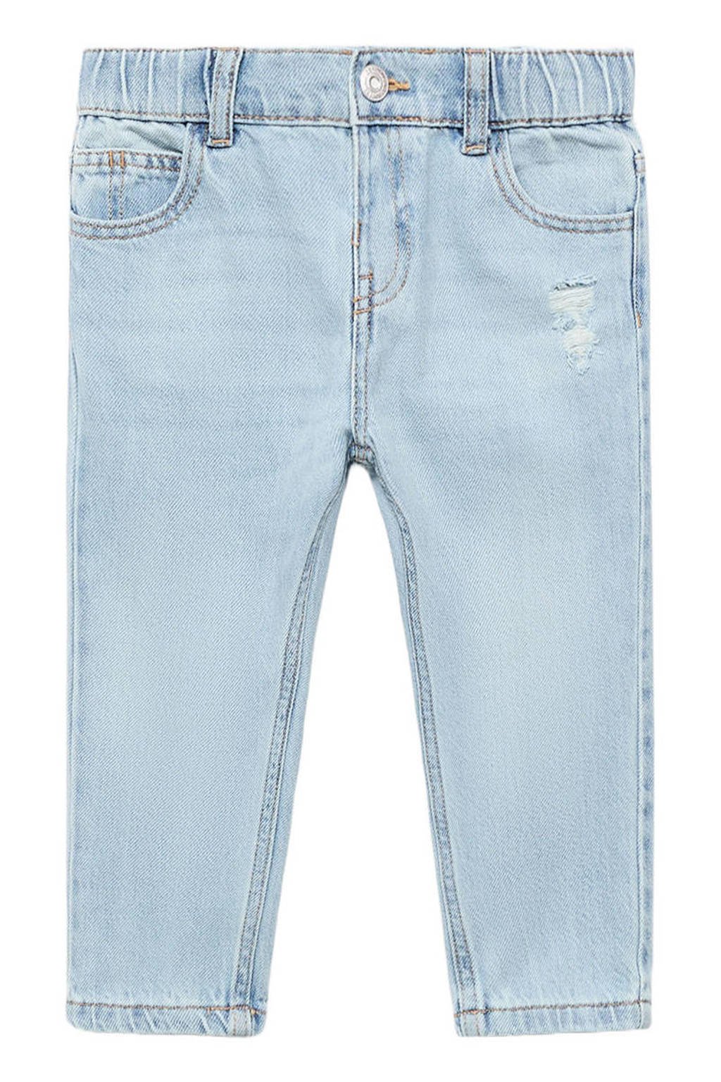 Mango Kids straight leg jeans lichtblauw