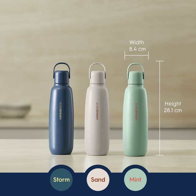 Sodastream Fizz & GO karboneringsflaske 1062401980 (storm)