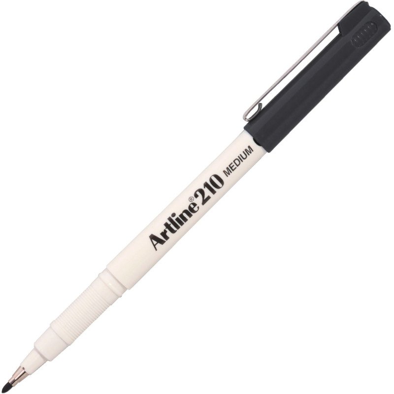 Stylo feutre Artline 210 à capuchon pointe 0,6 mm - écriture moyenne