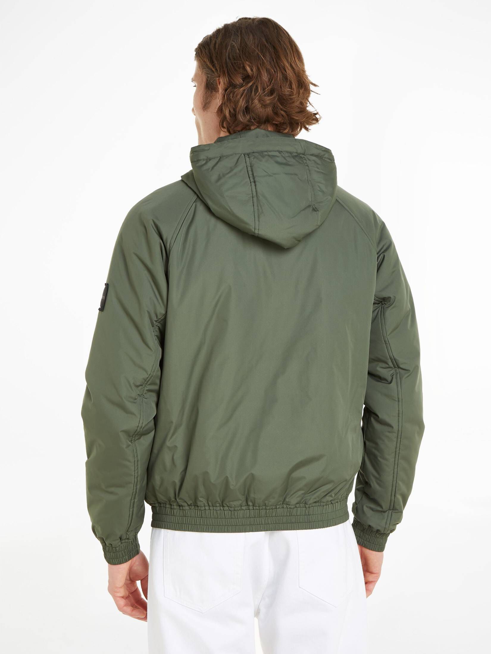 CALVIN KLEIN JEANS| Herren Jacke PADDED HOODED HARRINGTON