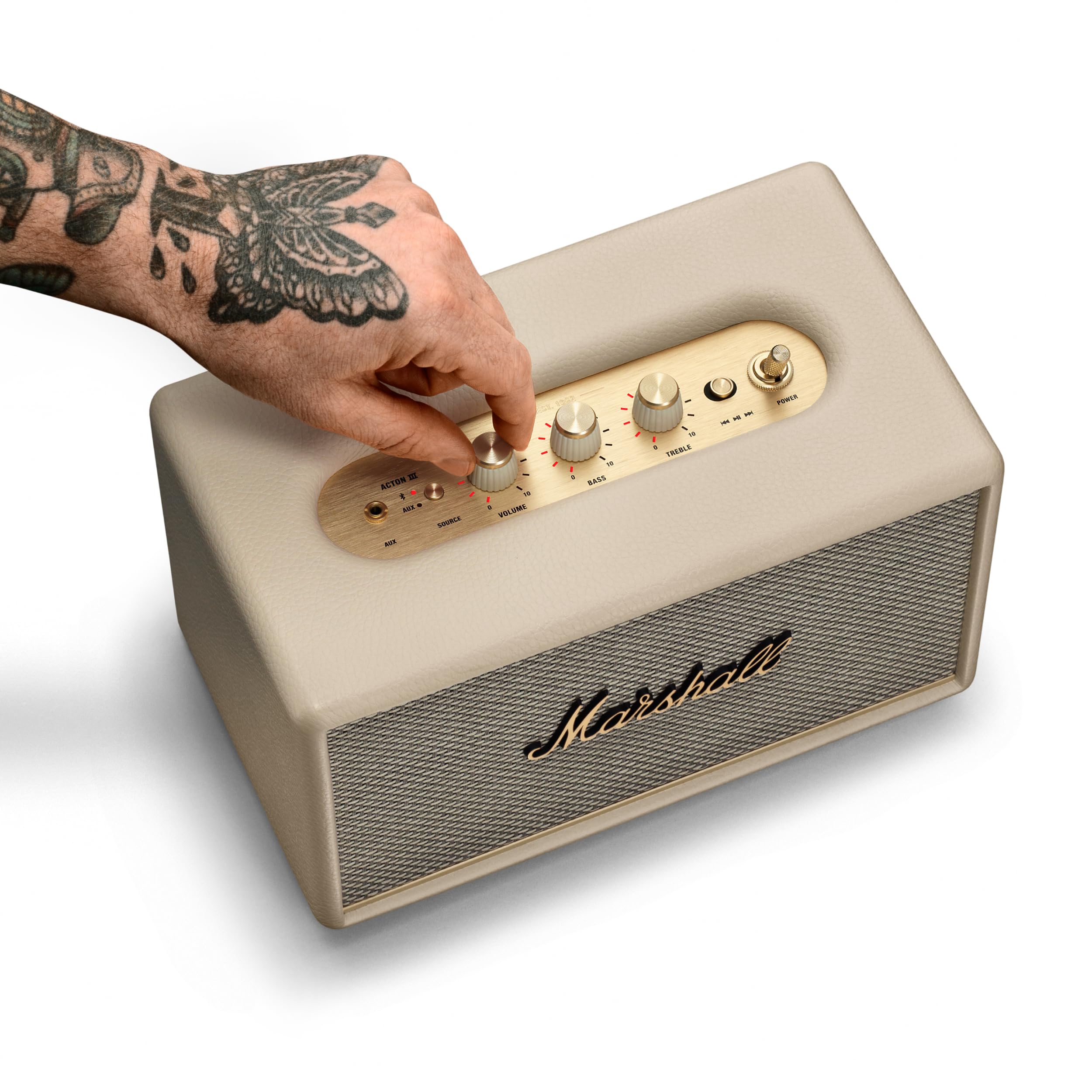 Marshall Acton III Enceinte Bluetooth sans Fil - Crème