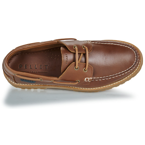 Pellet - OLIVIO - Veau pull up marron / marron