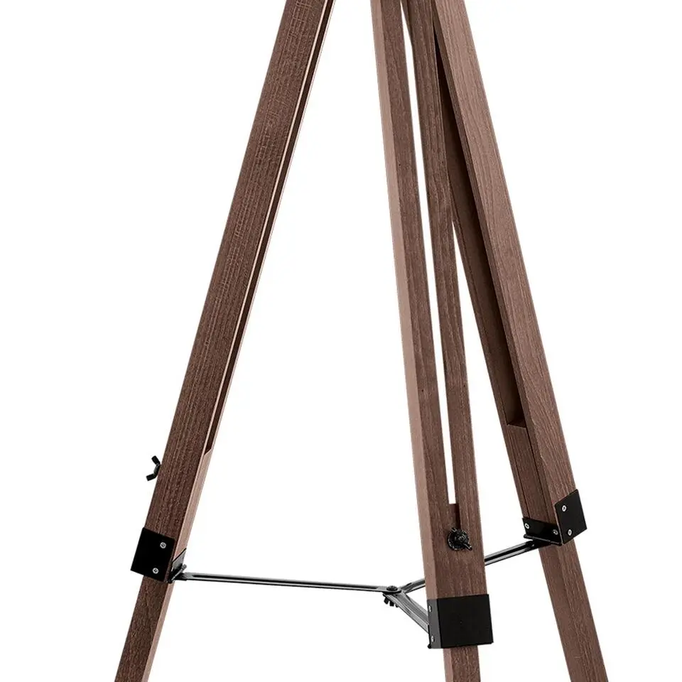 EGLO Lantada Vloerlamp - E27 - 143 cm - Noten/Taupe