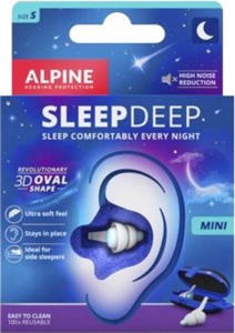 ALPINE SleepDeep Gehörschutzstöpsel MINI Grösse S