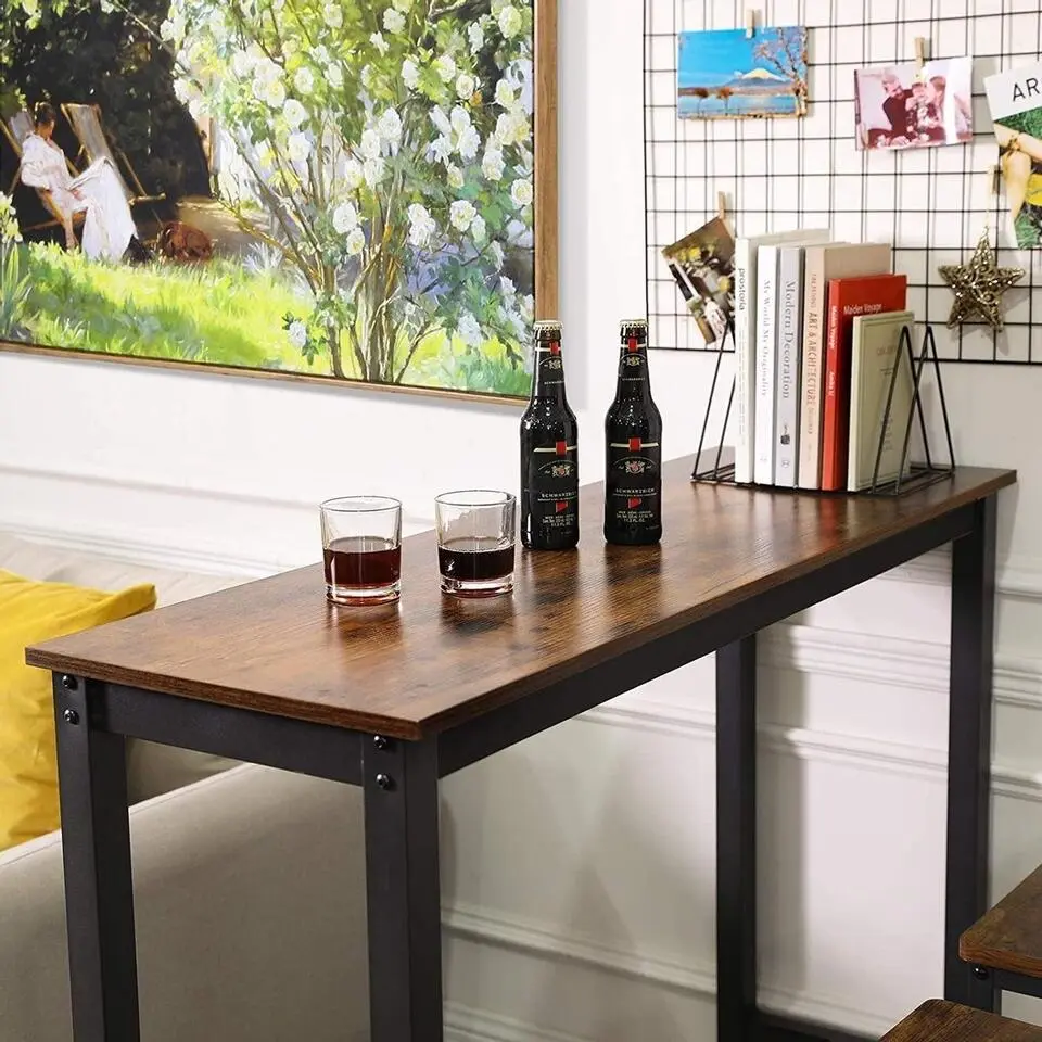 Parya Home - Smalle bartafel - Metale frame - Industrieel