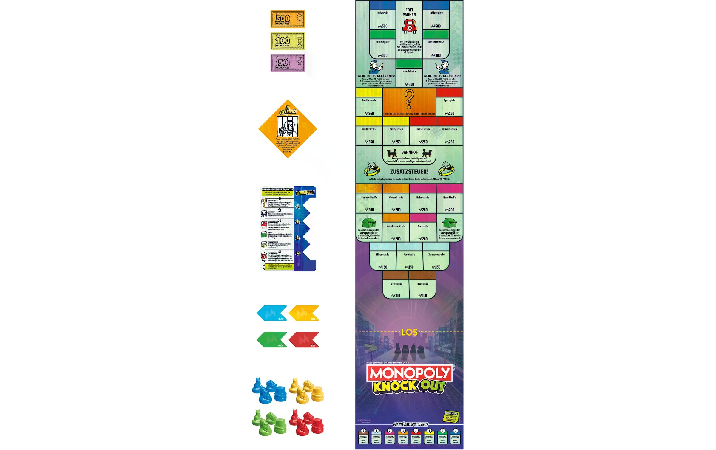 Hinari Spiel »Monopoly Knockout -DE-«