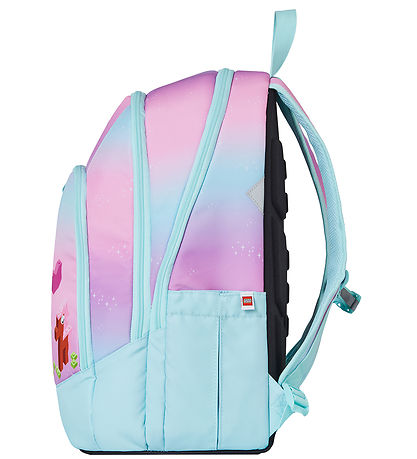 LEGO® Iconic Glitzer Schulranzen - Blau/Pink