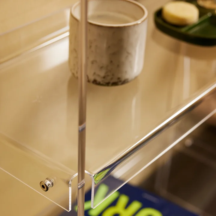 HKliving - Regalsystem aus Acryl, clear / 240 cm