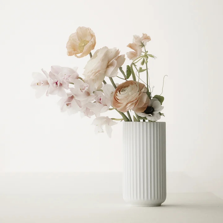 Lyngby Porcelæn - Lyngbyvase, weiss, H 38 cm