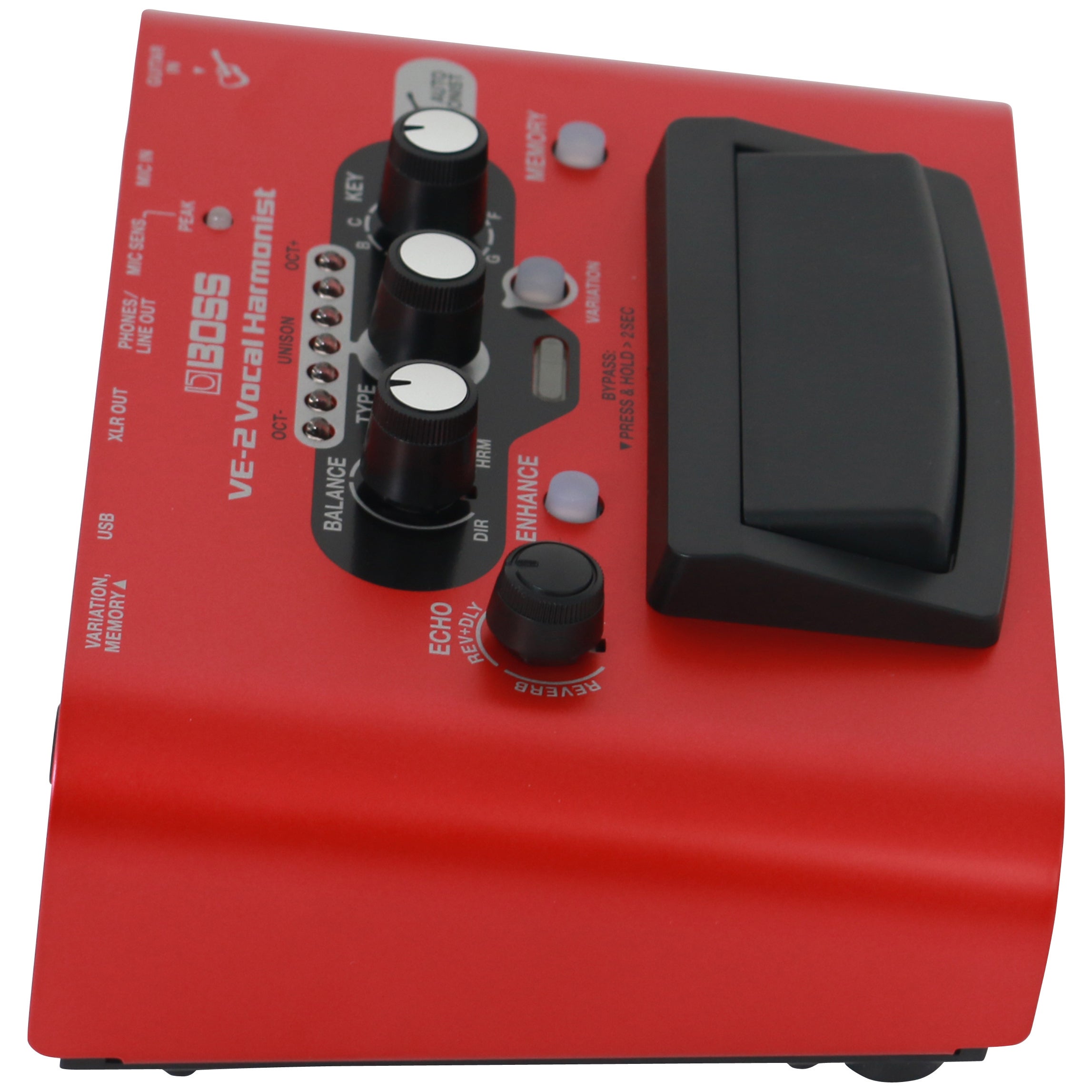 Boss VE-2 Vocal Harmonist effectpedaal voor zang