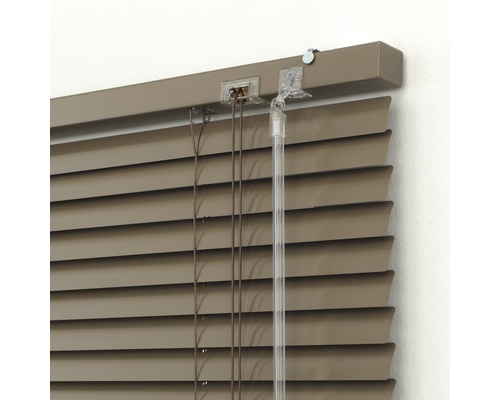 Soluna DIM-OUT aluminium jaloezie 40x170 cm mokka, met 20% meer lamellen voor betere verduistering