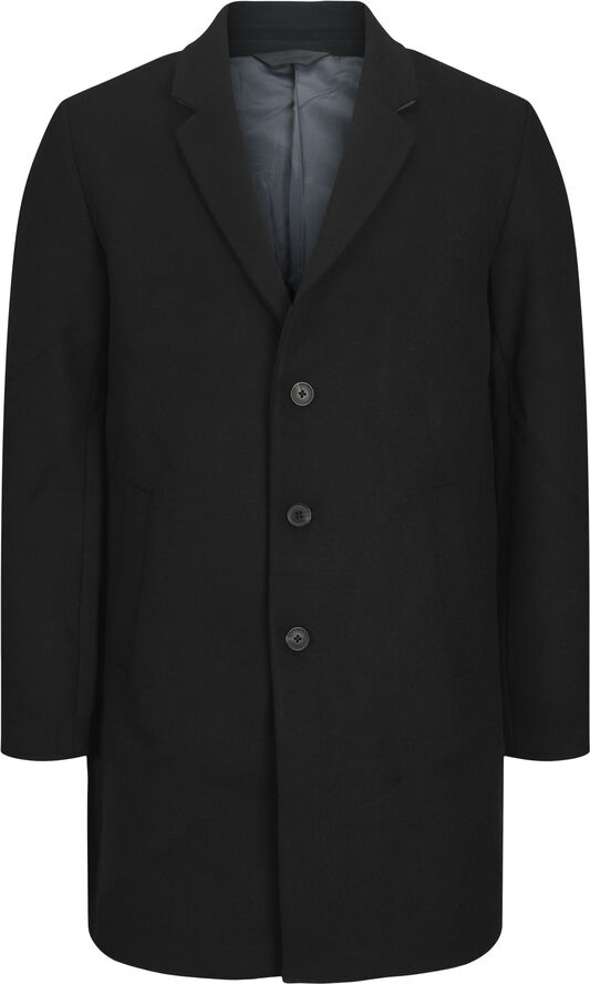 Jack & Jones JJEHARRISON WOOL COAT SN Black
