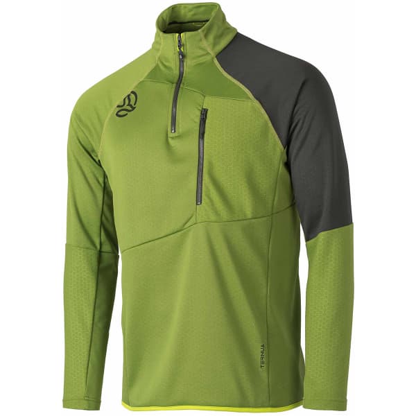 Sweat polaire randonnée TERNUA RAKKER 2.0 1/2 ZIP M GRASS LIME