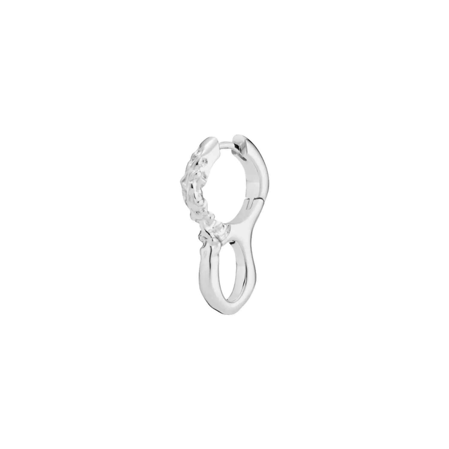 Maria Black Rove Ørering Single Sølv 100961AG