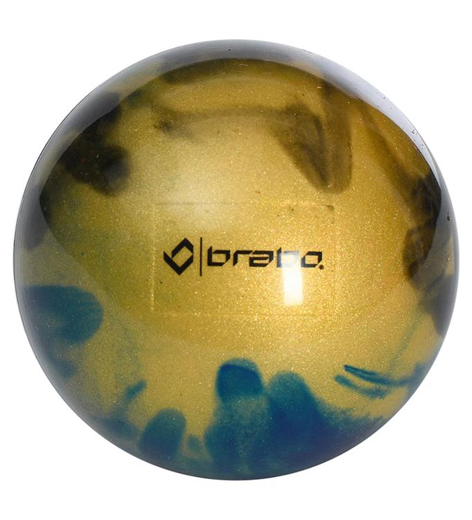 Brabo BB3080 Swirl Balls Gold Blist Hockeybal