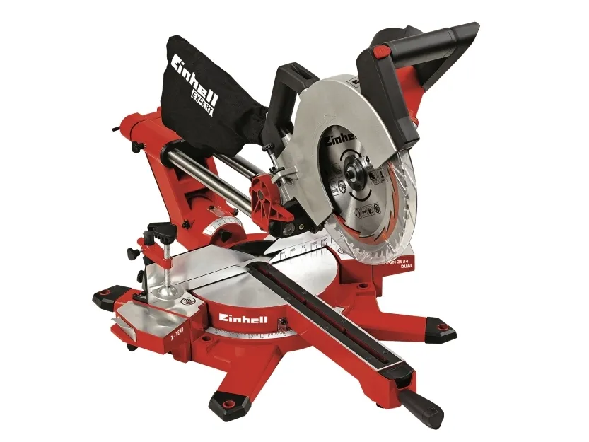 Einhell TE-SM 2534 Dual, 5100 rpm, 45°, 45°, Vekselstrøm, 1800 W, 614 mm