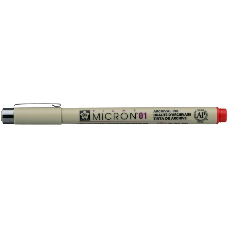 Sakura Fineliner Pigma Micron XSDK01, 0.25 mm, rot