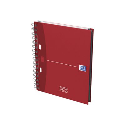 Oxford Europeanbook - Cahier A5 - 200 pages - petits carreaux (5x5 mm) - disponible dans différentes couleurs