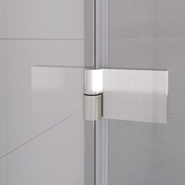 Diamond - Douchecabine - Rookglas - 120x120 cm - Draaideur - Vierkant