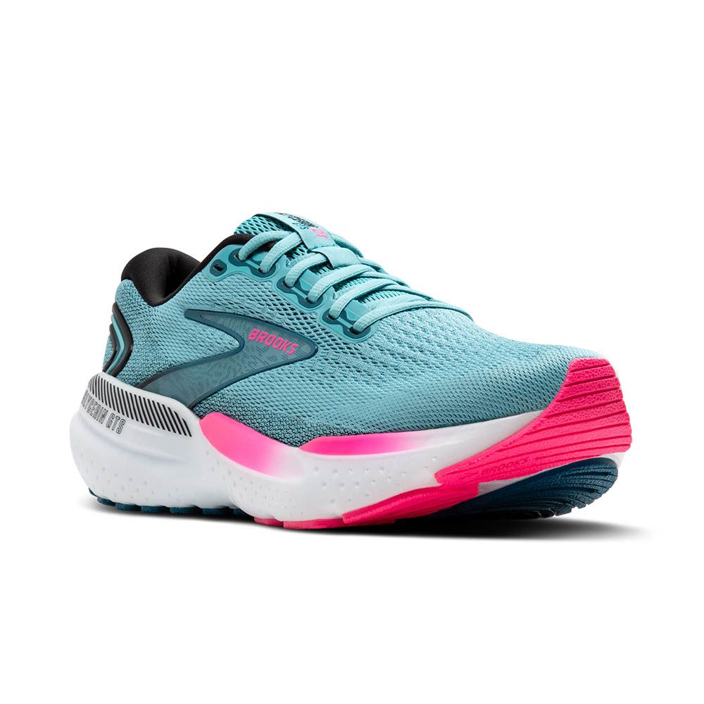 brooks glycerin gts 21 120409 497 blue fiery coral orange
