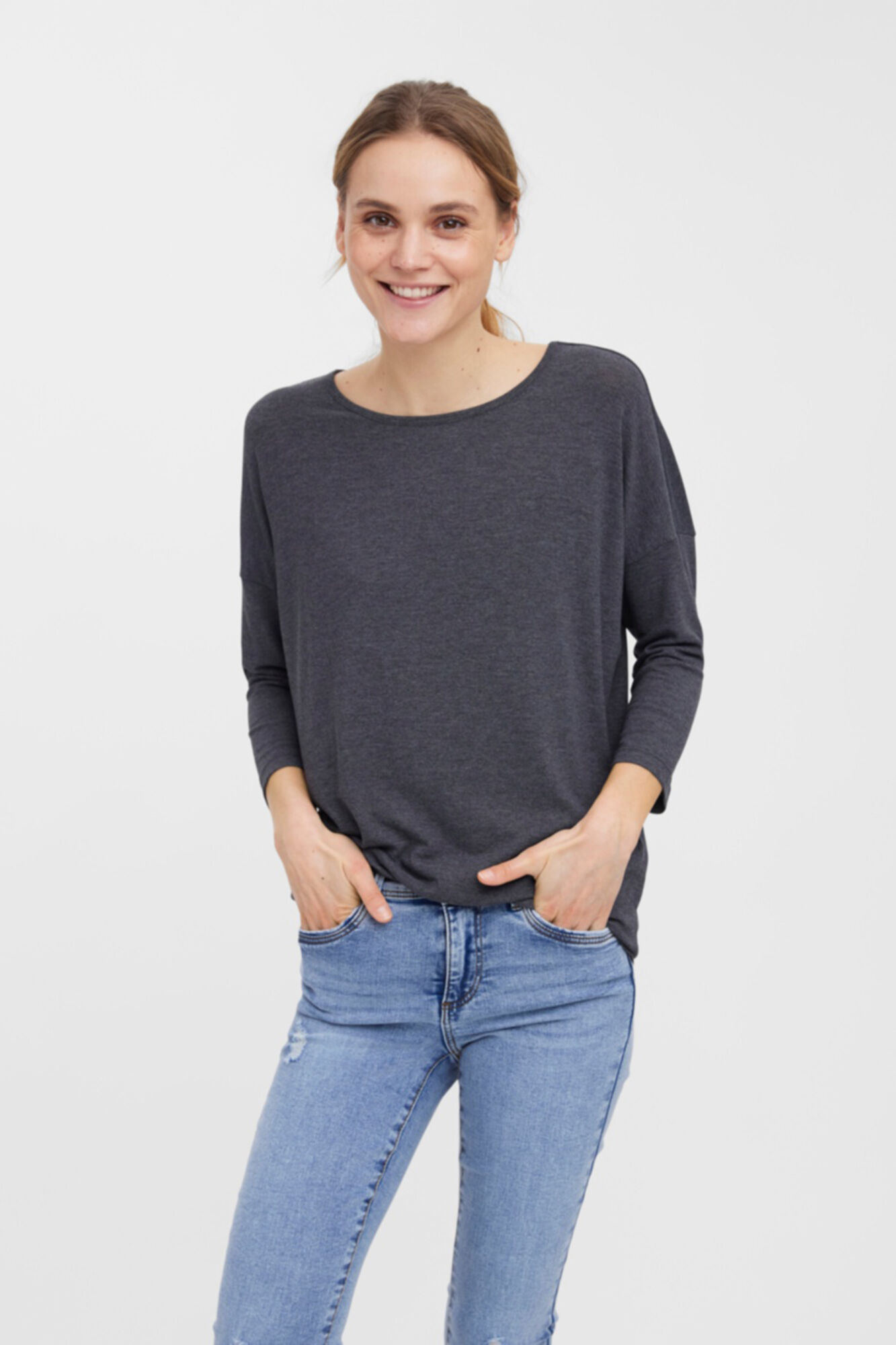 Camiseta de malha - Preta