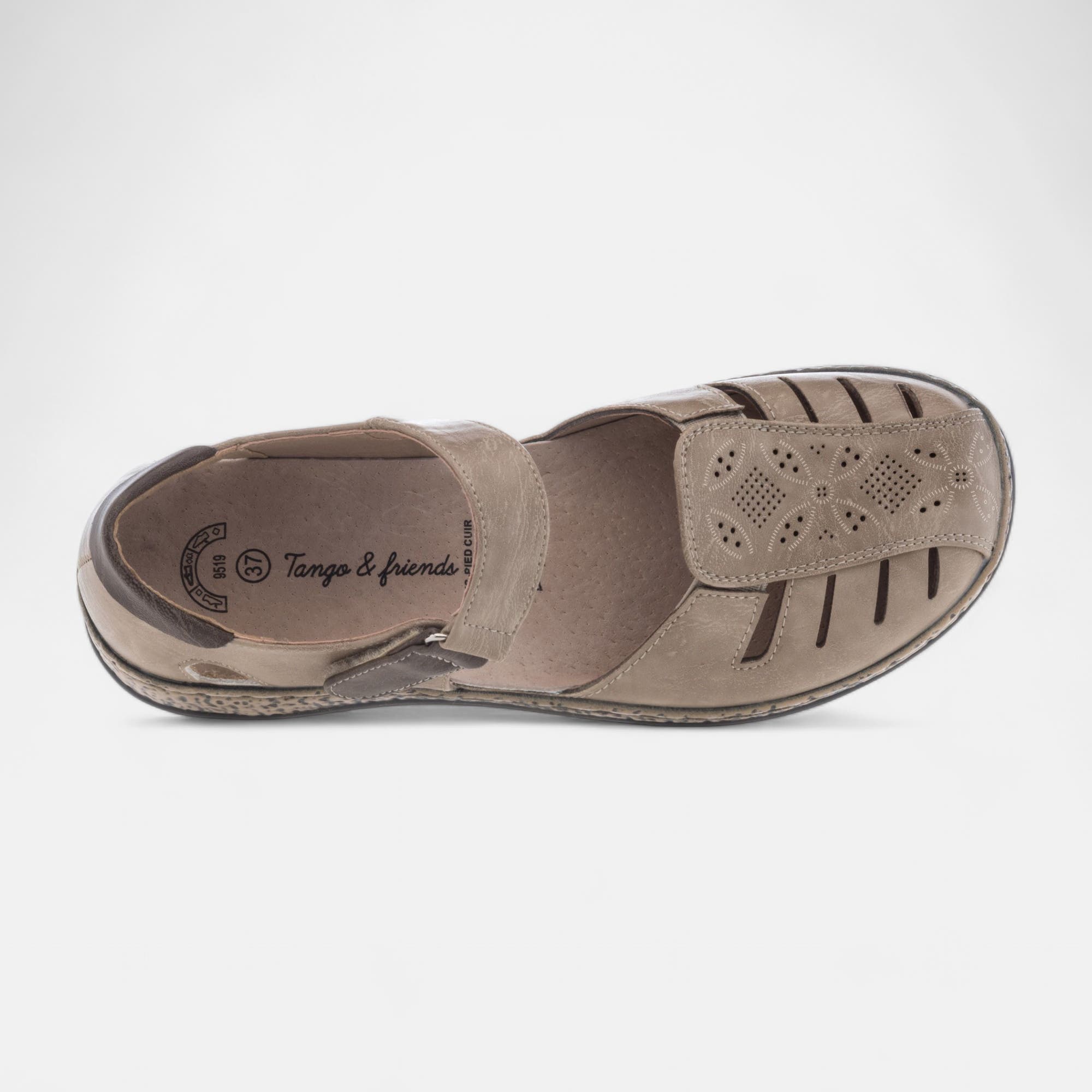 Escarpins quartiers ouverts Femme beige