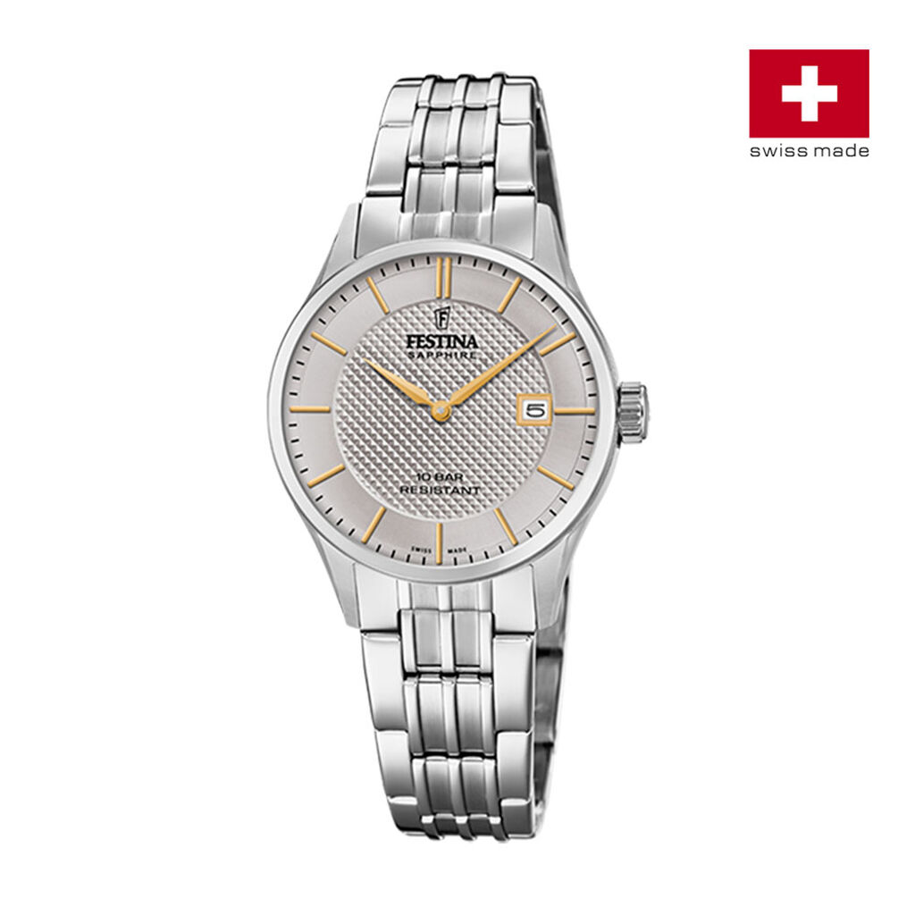 Montre Festina Swiss Made Taupe
