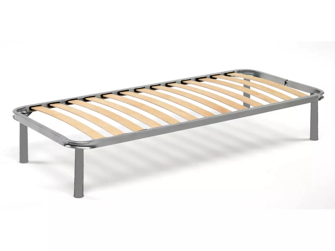 Sommier simple Dgori, Sommier orthopédique en contreplaqué de bouleau avec 13 lattes, 100% Made in Italy, 90x180h 34 cm