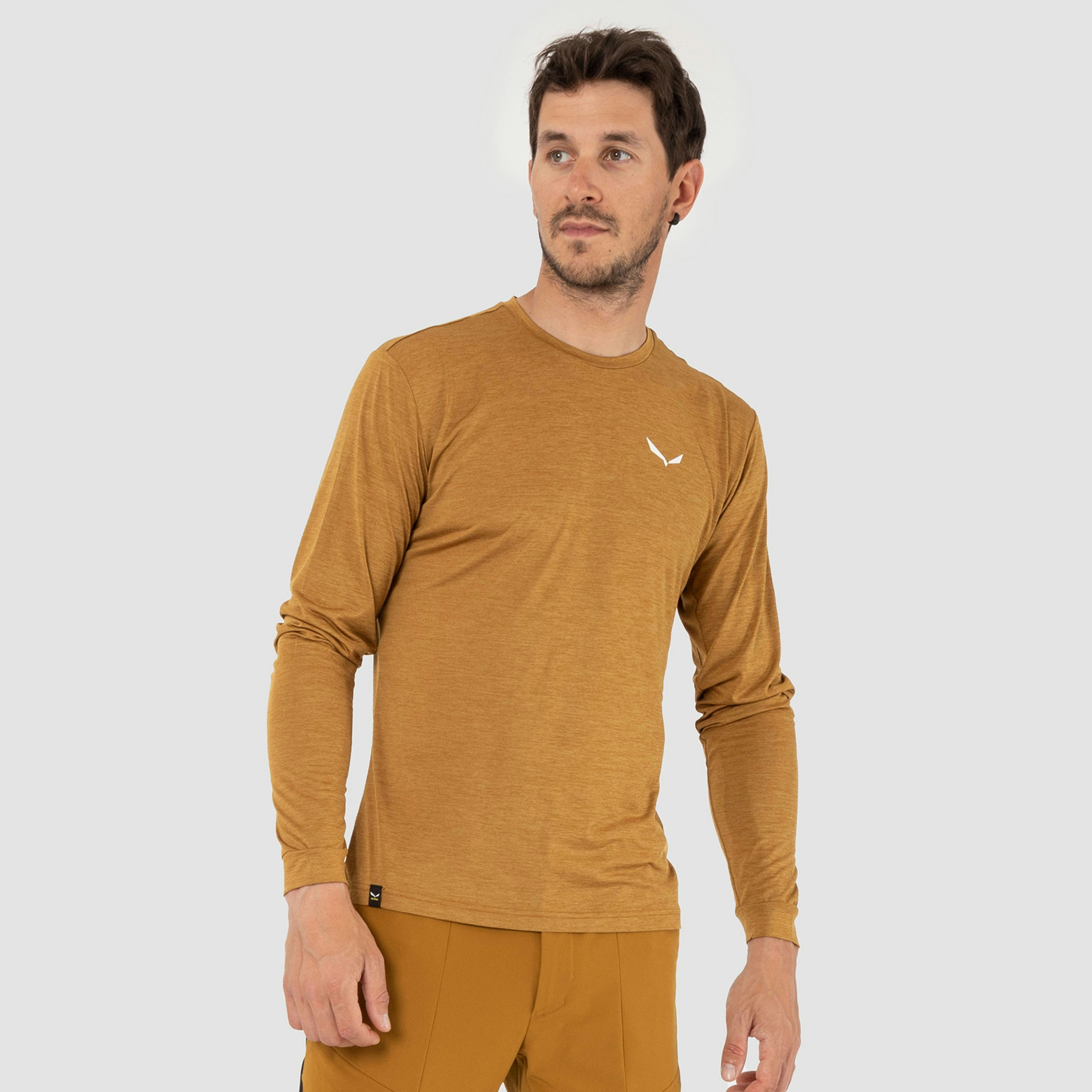 Puez Melange Dry’Ton Langarm T-Shirt Herren