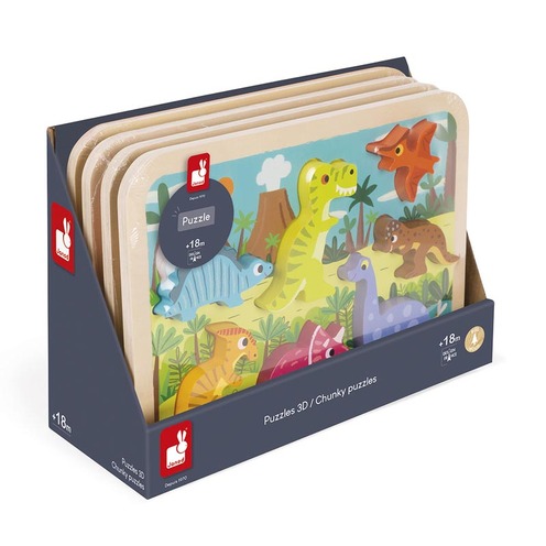 Chunky Puzzle Dinosaures - JANOD