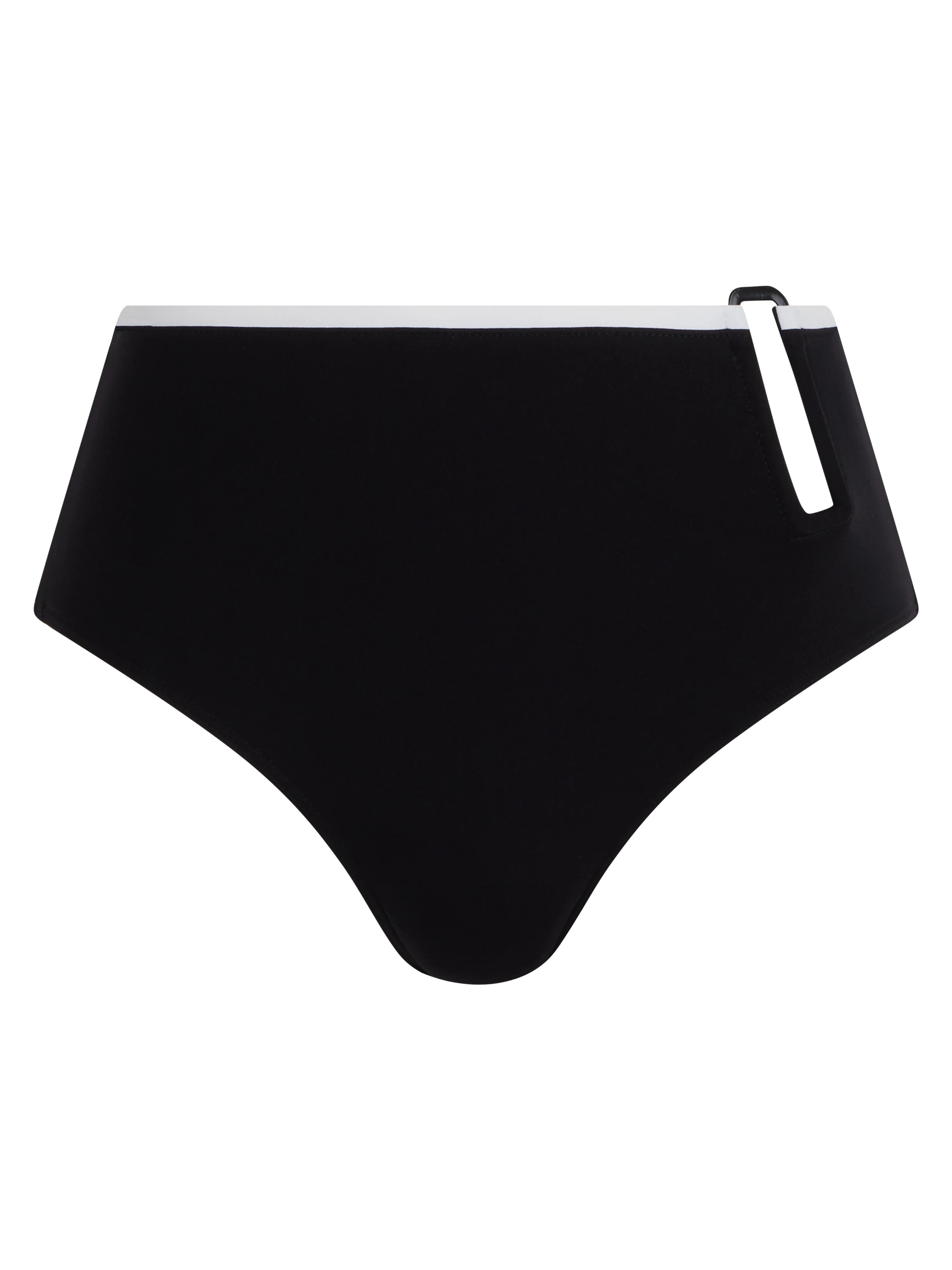 AUTHENTIC - Bas de maillot de bain culotte taille haute | Noir