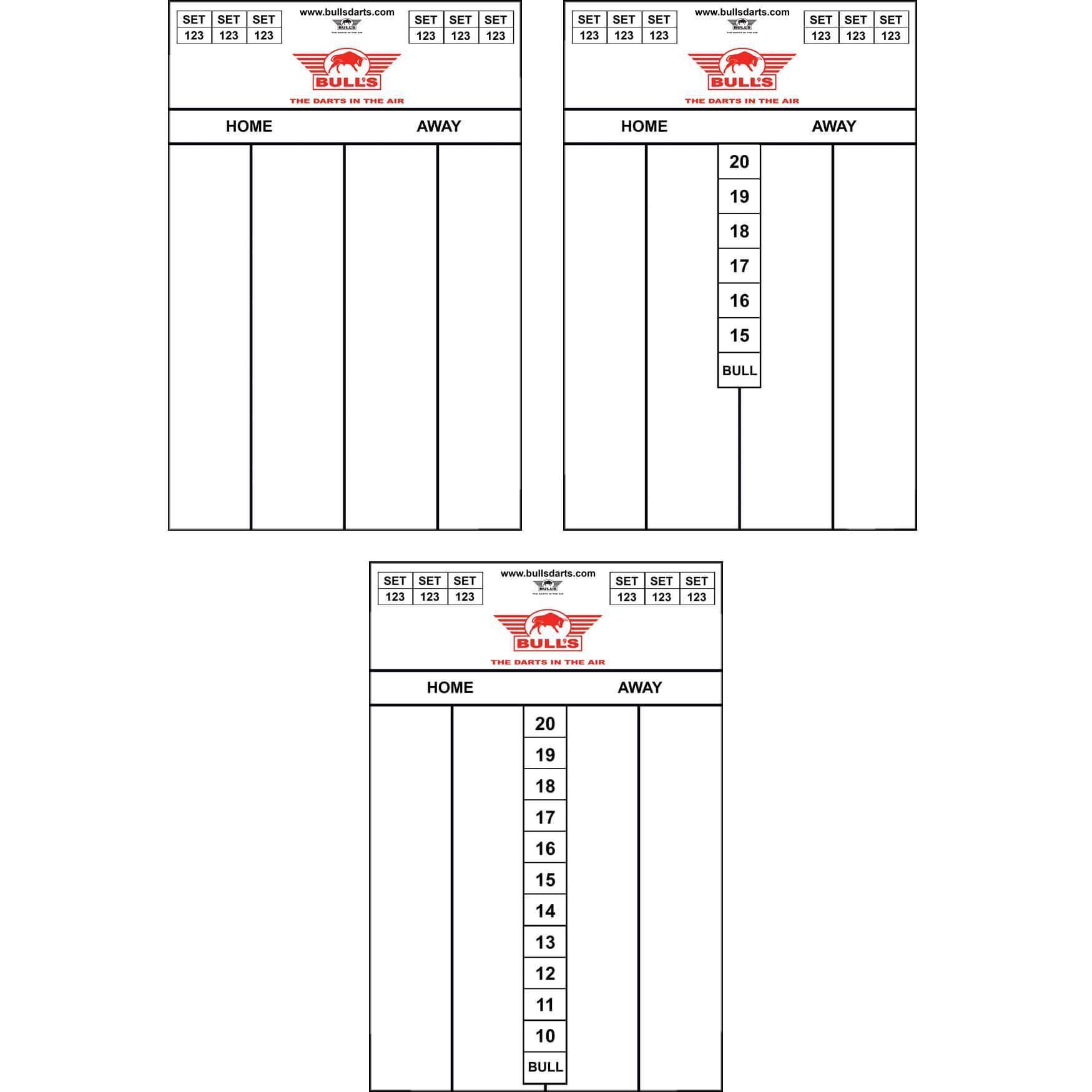 Bull's NL - Flexibles Scoreboard - 45x30