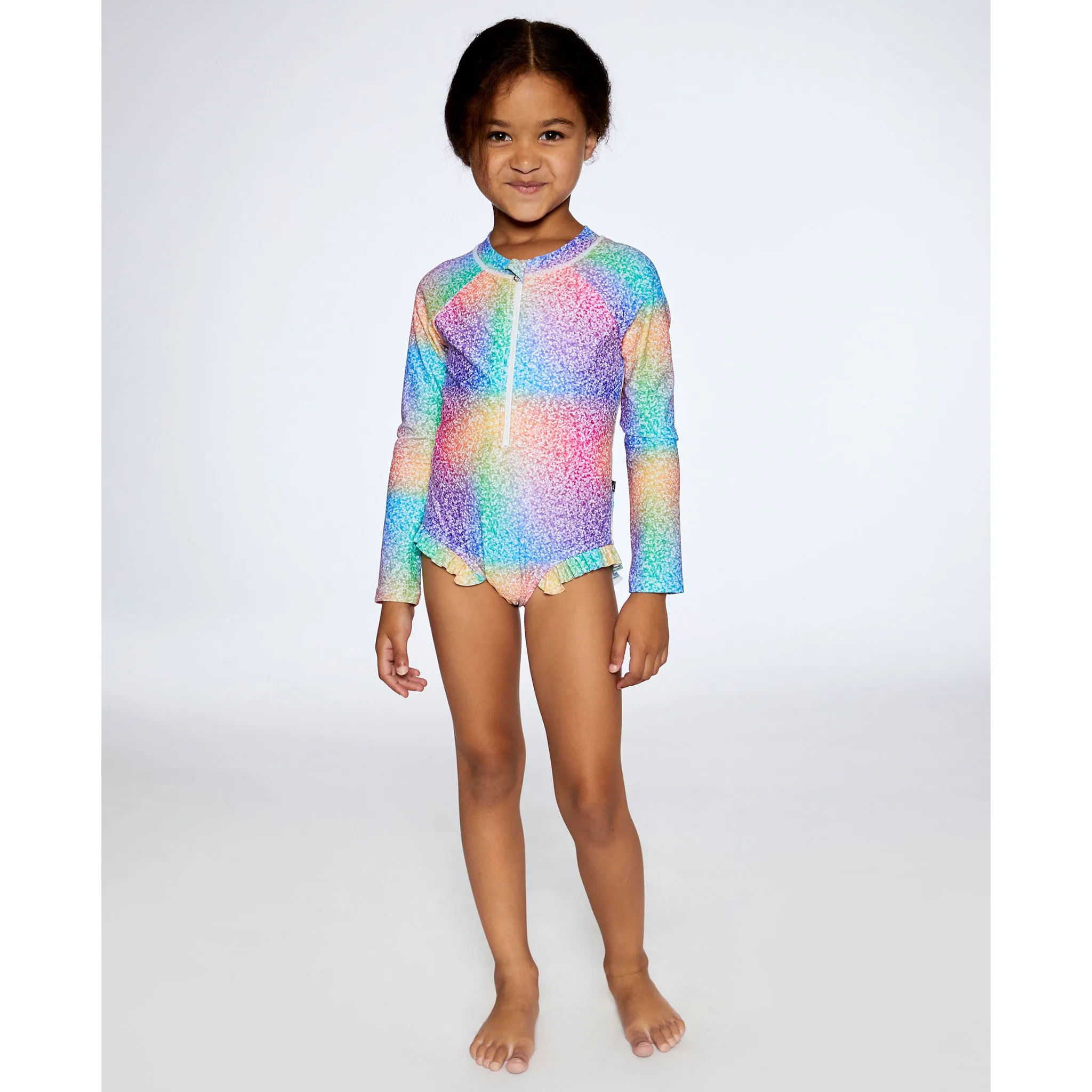 Deux par Deux Maillot UV Une Pièce Arc-En-Ciel 2-6ans