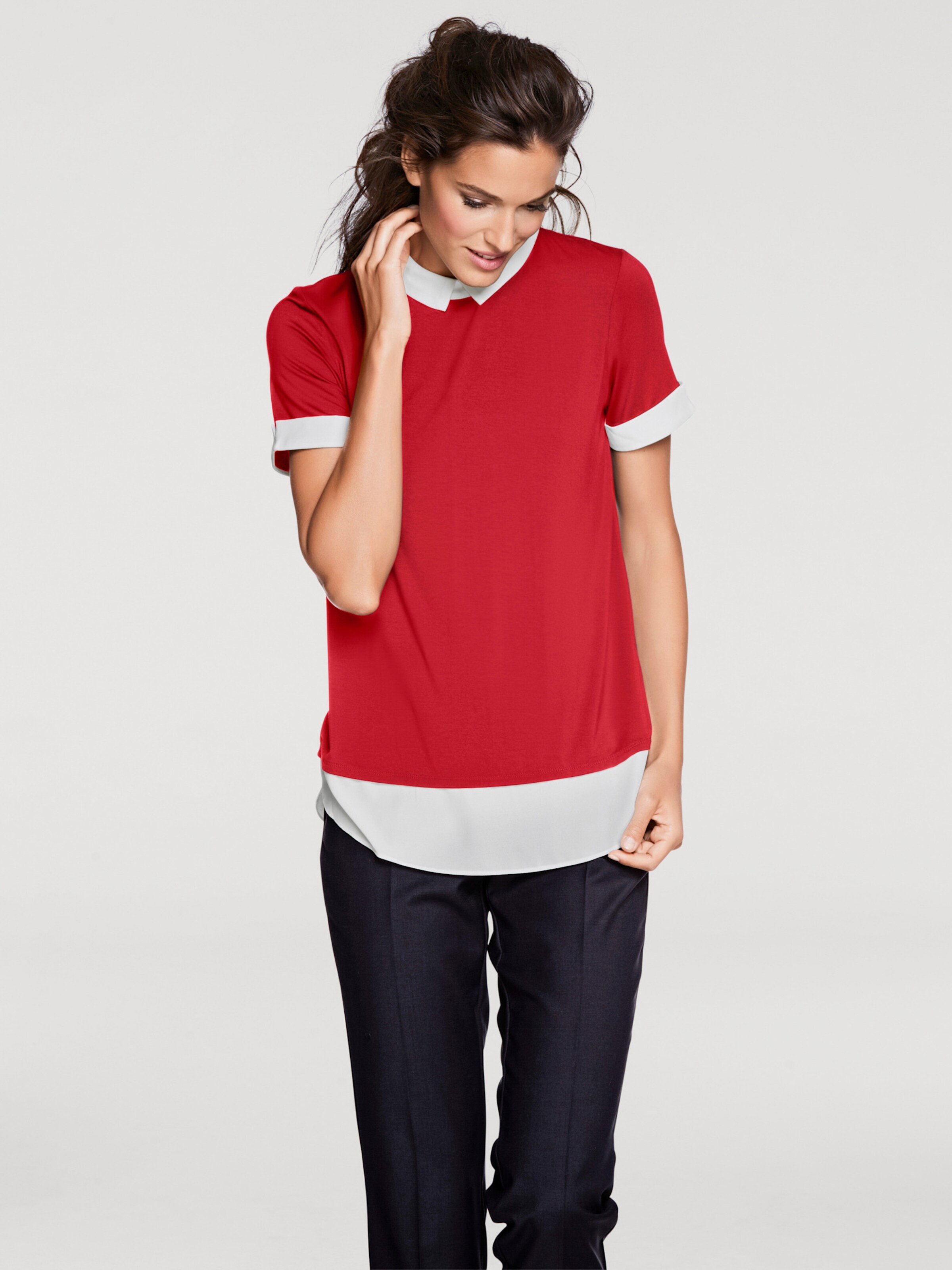 Rundhals-Shirt