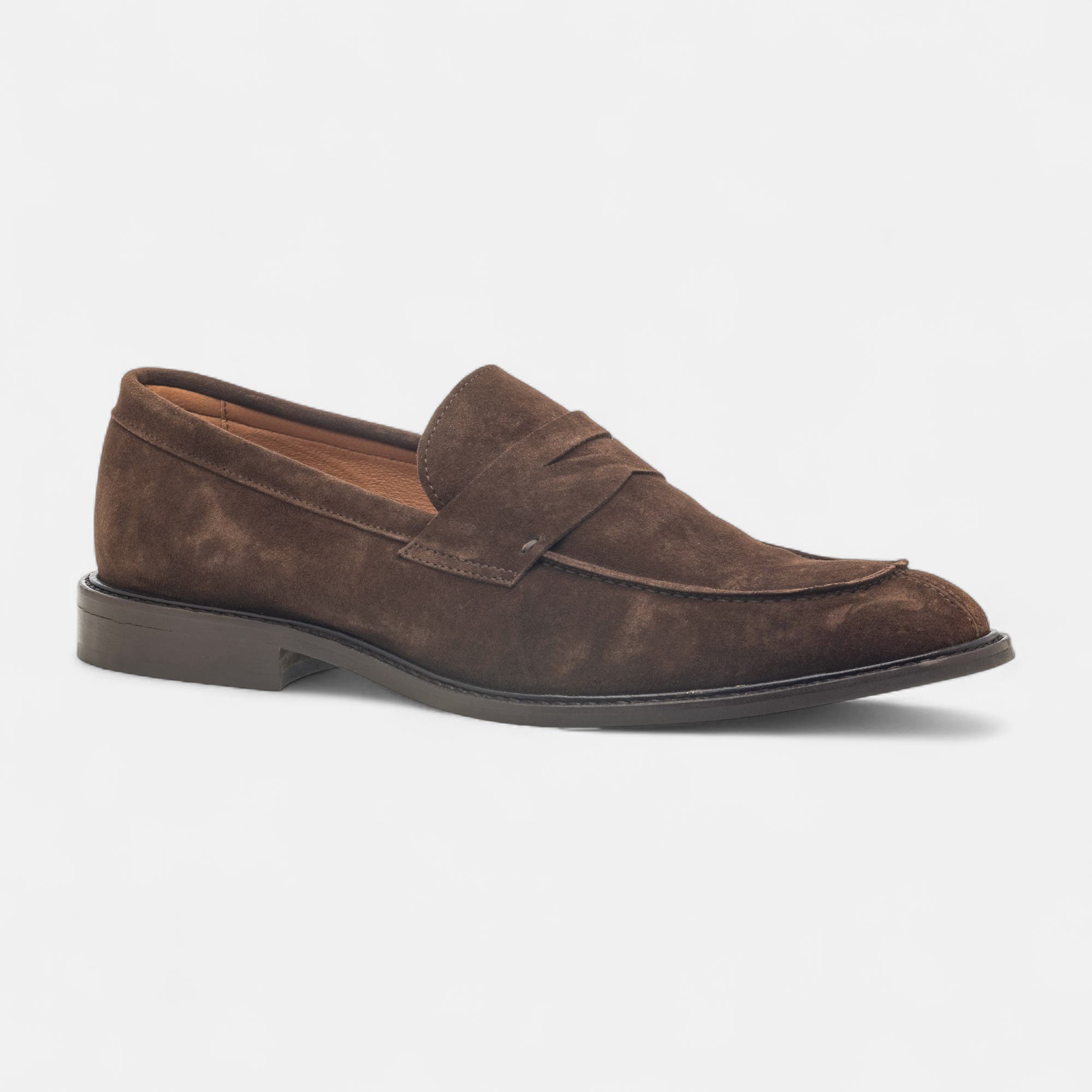 Mocassins Homme en cuir marron