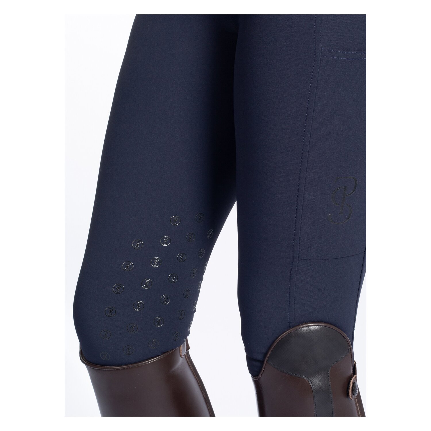 PS of SWEDEN Reithose Half Grip Brianna - navy