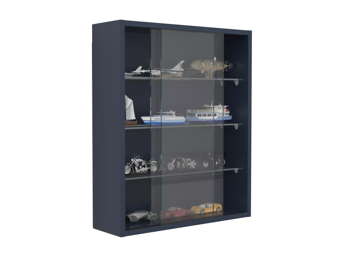 Vitrine murale suspendue en verre Drivalo M