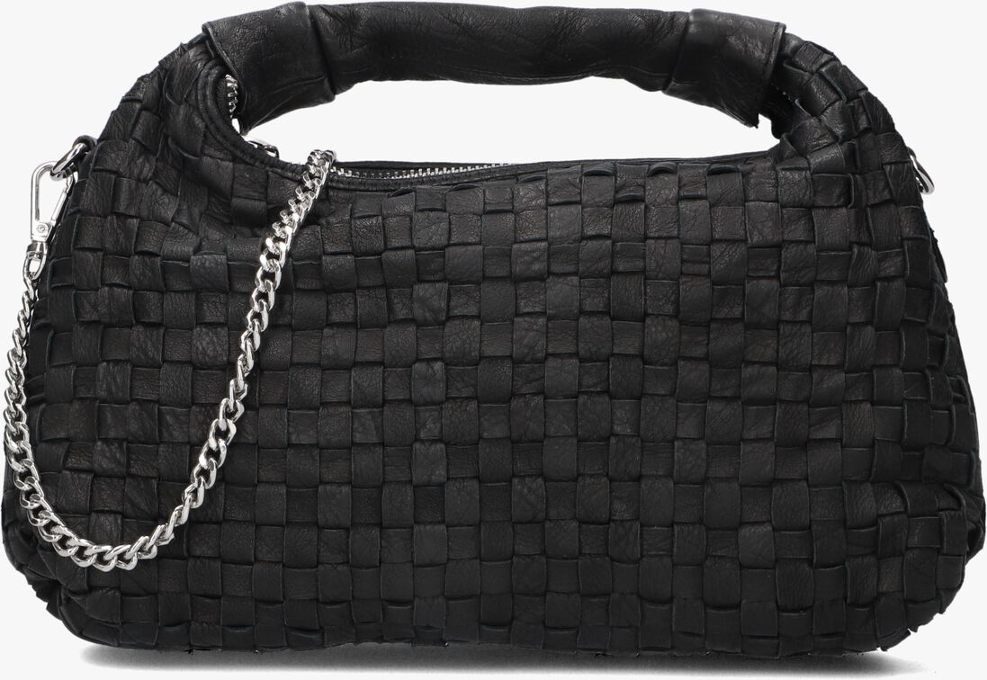 zwarte núnoo schoudertas dandy braided