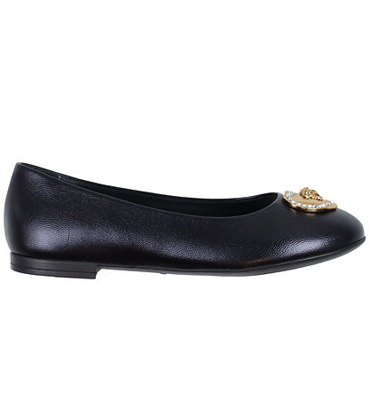 Versace Ballerina Schuhe - Schwarz m. Herz