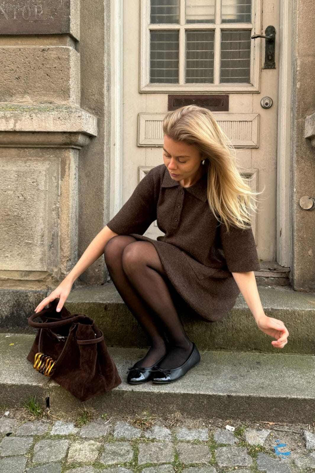 BYIC Sific Knit Dress H097-3 dbrown dark brown