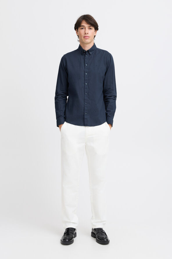 Casual Friday CFANTON LS BD shirt Dark navy