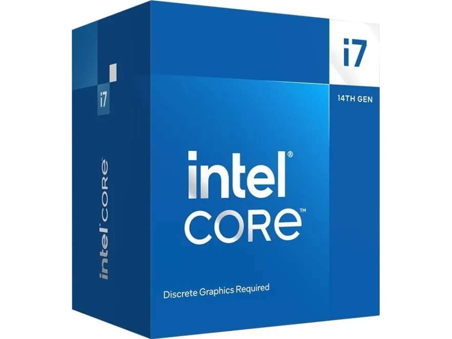 Intel® | Core™ i7-14700F - 20-Core - 3,4 GHz (Op til 5,6 GHz Turbo) - LGA1700-Socket | Box