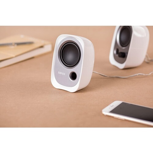 Enceinte PC Edifier R12U BLANC 4W - Haut-parleur PC
