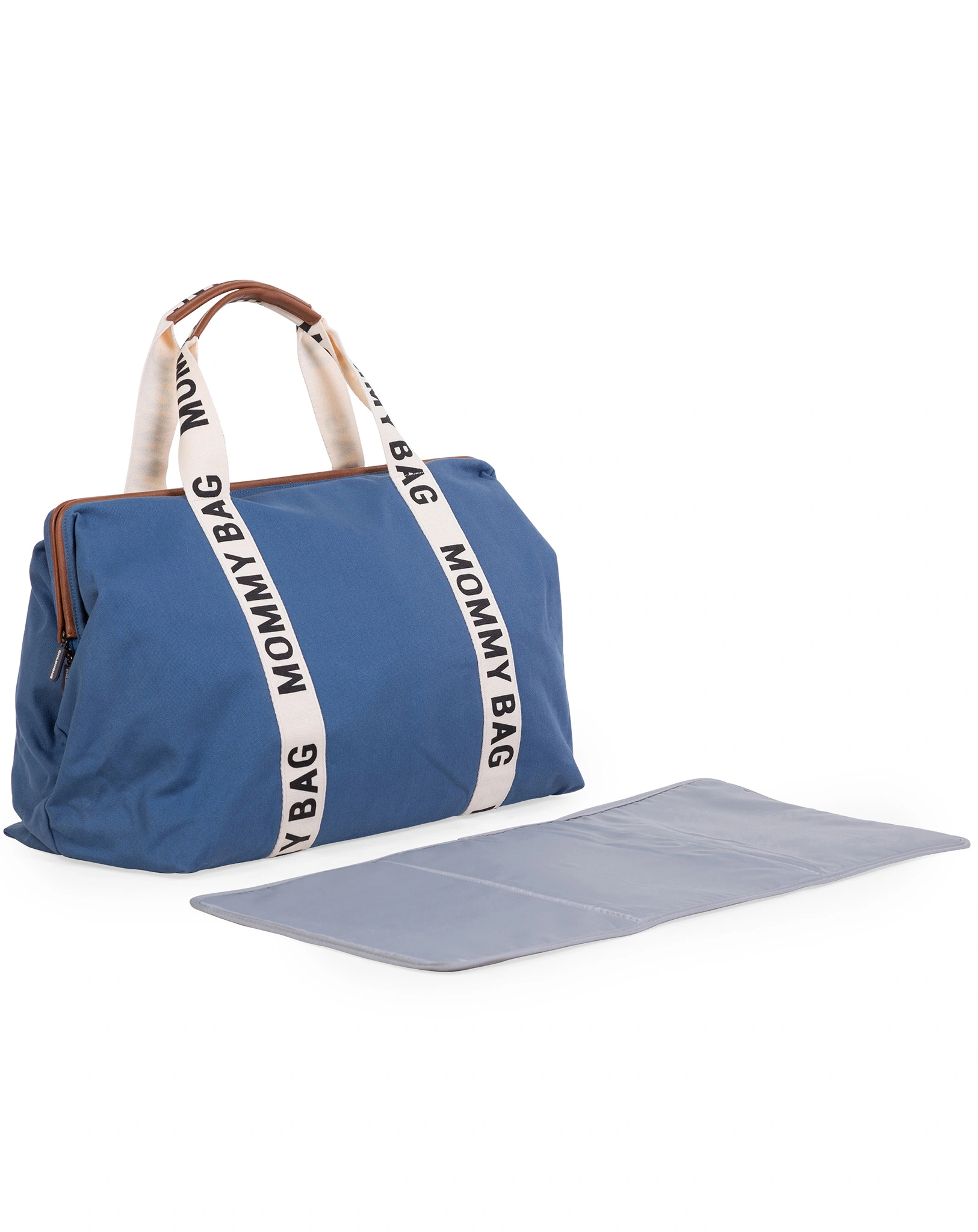 Canvas-Wickeltasche MOMMY BAG SIG (55x35x40) in indigo