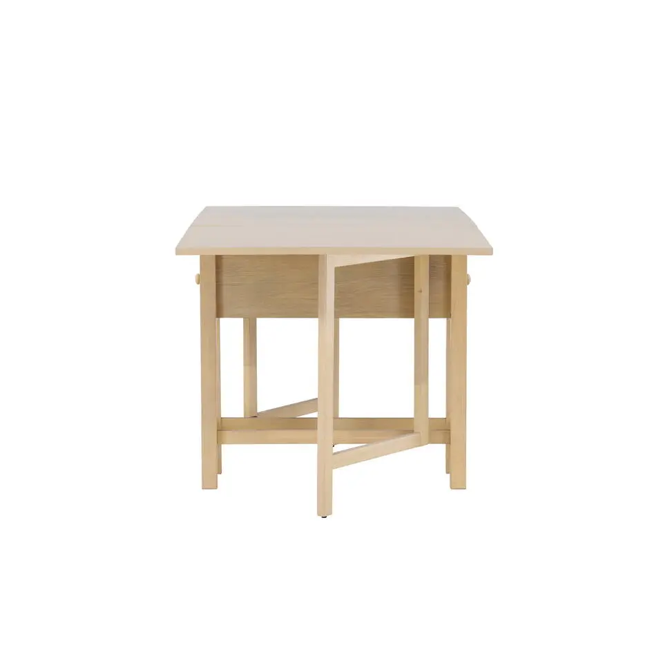 Eettafel Uitschuifbaar - Naturel MDF - 30x80x75cm - Edward